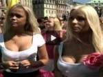 Latvia Blonde Women March