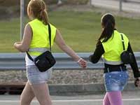 Prostitutes with Fluorescent Jackets